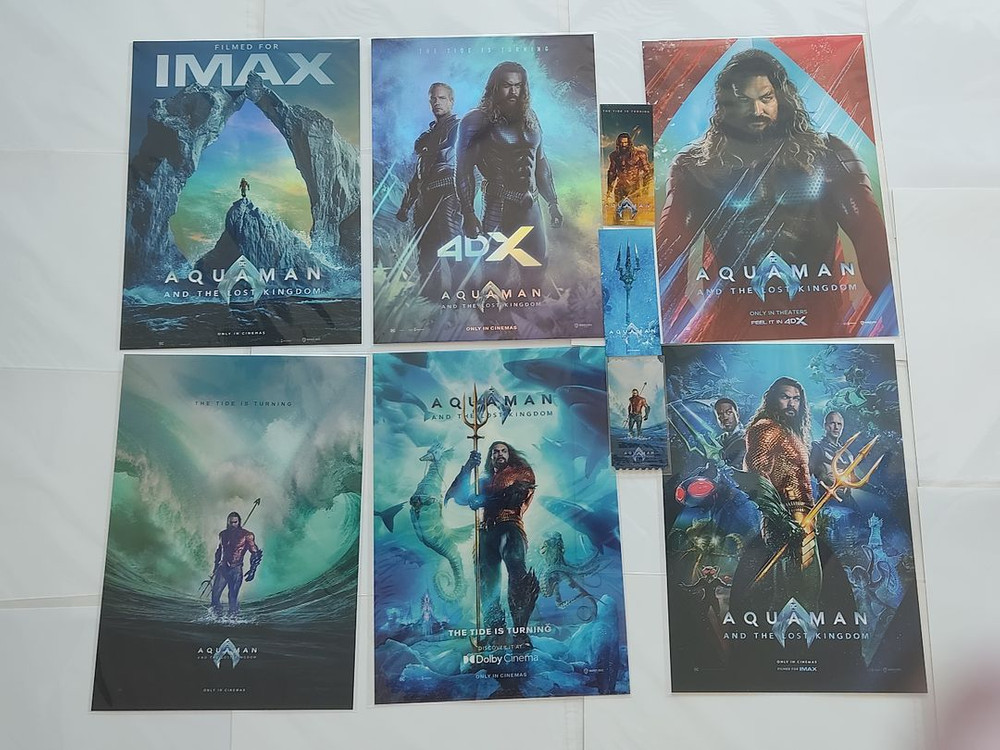 아쿠아맨 아이맥스 4DX 돌비시네마 포스터 TTT 오리지널 티켓 오티 이미지