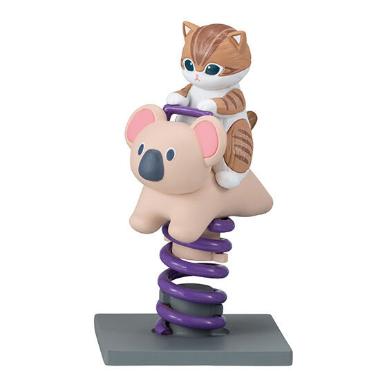 [새상품][3종 세트 레어템] 반다이 모프샌드 유라유라 냥코 마스코트 모후샌드 고양이 3종 세트 가챠 캡슐 이미지