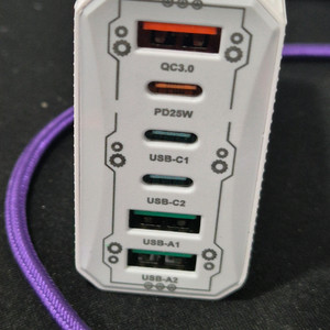 멀티 고속 충전기 + 고급 케이블 4종 일괄