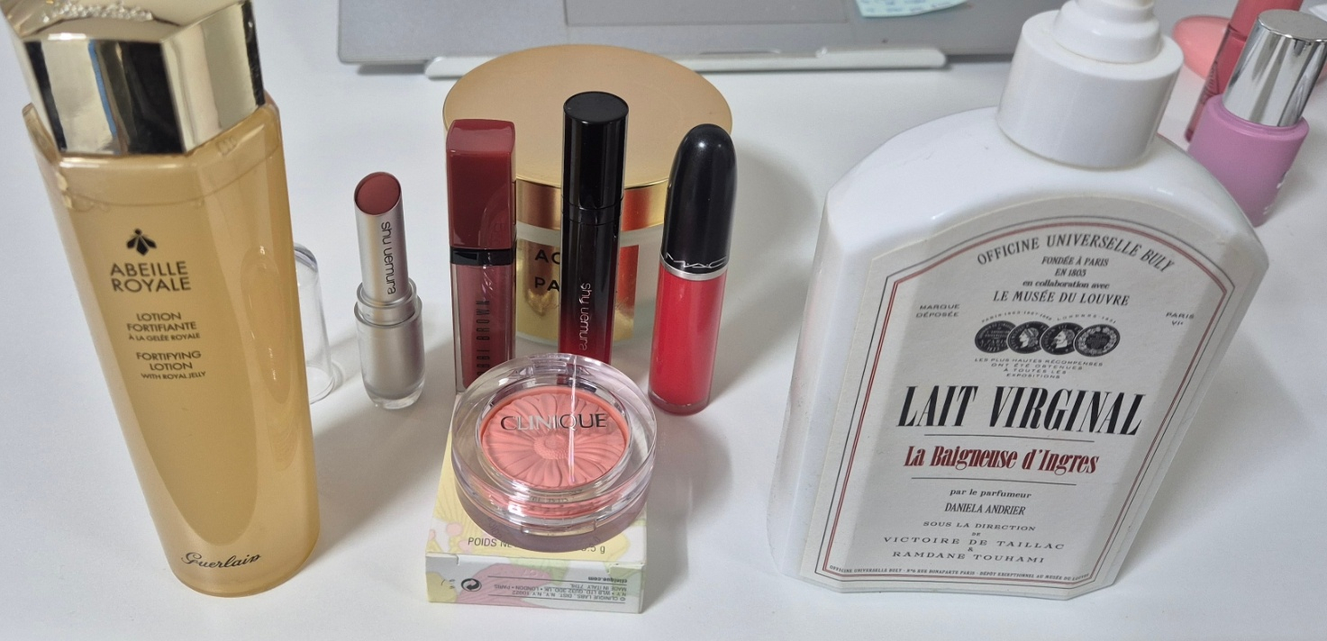 맥 오로라, 에스티로더 더블웨어, 슈에무라, 바비브라운 립스틱 등 이미지