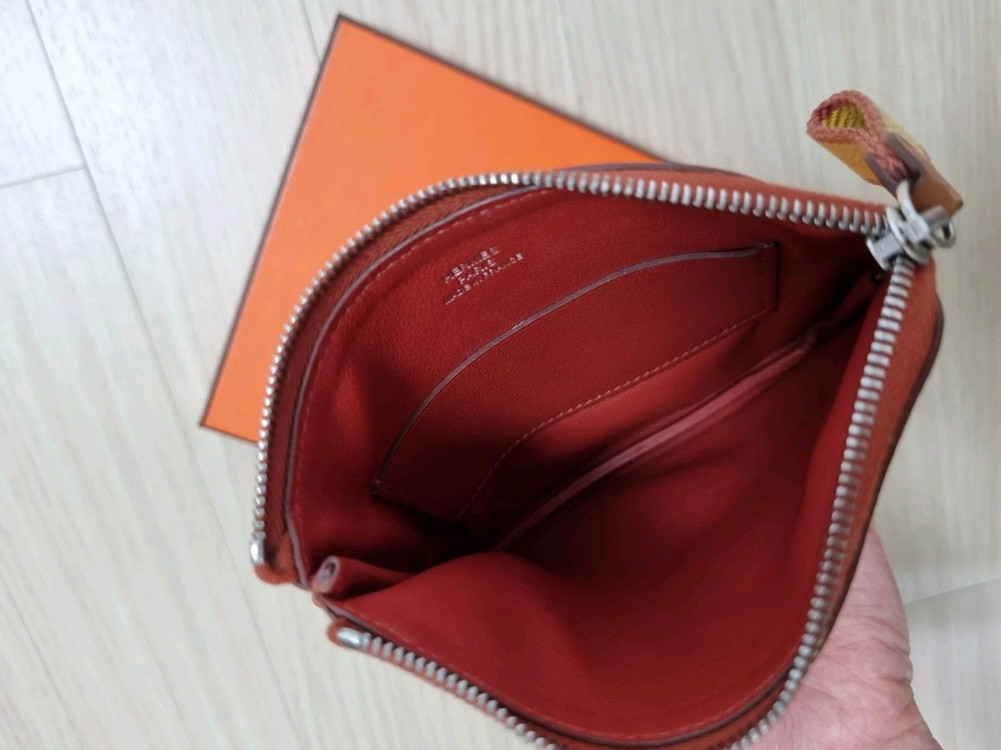 에르메스 까레 포켓 파우치--1