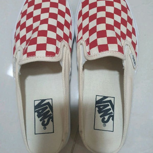 반스체커보드 슬립온뮬 240사이즈