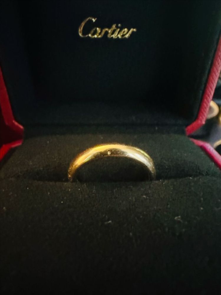 까르띠에 1895 웨딩링 3.5mm 핑크골드 / 55호 48호 / 각인X / 정품 풀박스--1