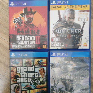 PS4 레데리2(레드데드리뎀션2) 판매합니다 (위쳐3 GOTY,GTA5,몬스터헌터 도 판매중)