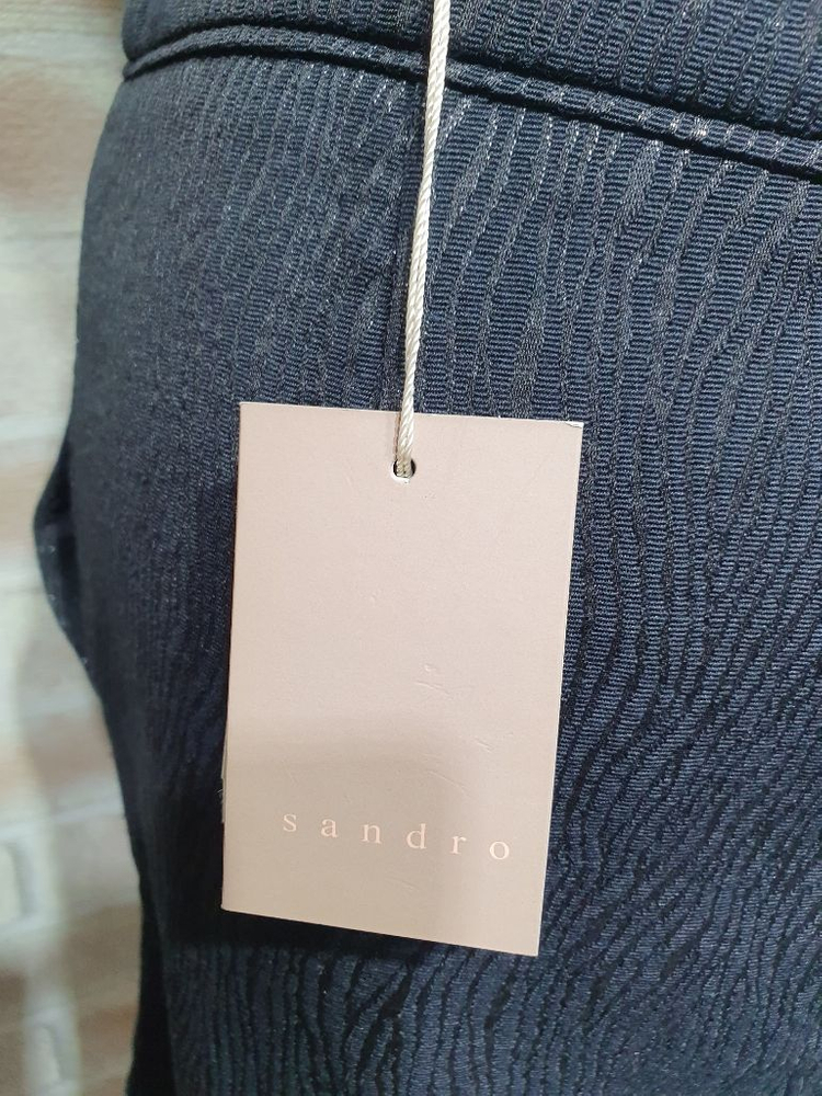 택부착 258,000 산드로 지브라 실버펄 스커트 55--8