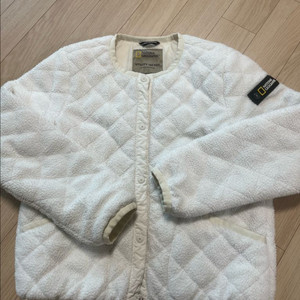 내셔널지오그래픽 퀄팅 뽀글이 플리스 자켓 S