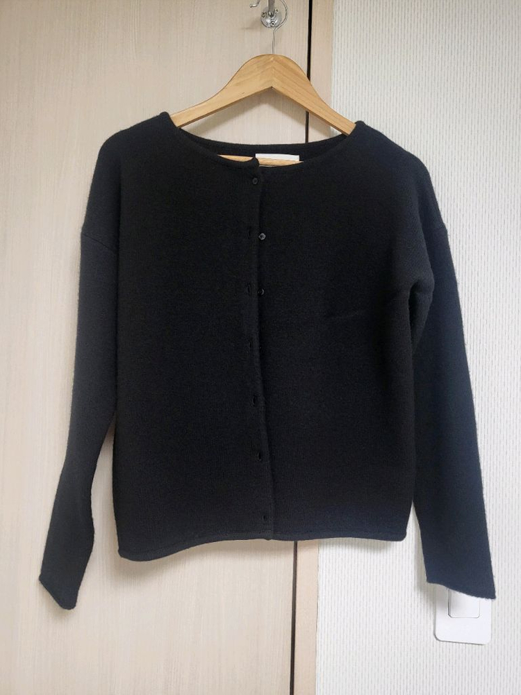 레하(LEHA) 울 니트 가디건 블랙 S사이즈 이미지