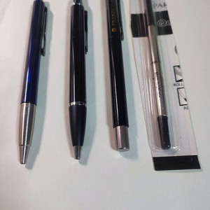 파커(Parker) 정품 3종 세트 (IM·조터 볼펜 & 벡터 롤러볼+새 리필심)