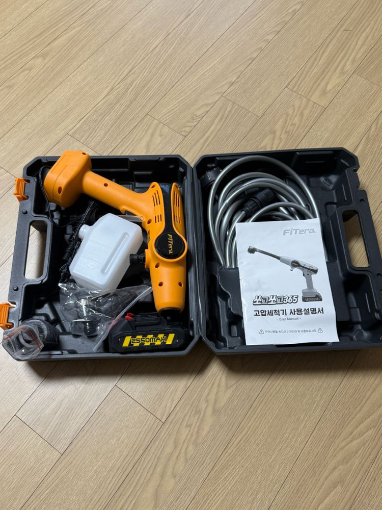 핏테라 쏘고쏘고365 무선 고압 모터식 물대포 WG-365 이미지