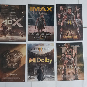 글레디에이터 아이맥스 4DX SCREENX 돌비시네마 포스터 이미지