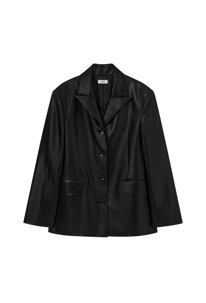 오르(ORR) 플린 레더 블레이저 판매--4