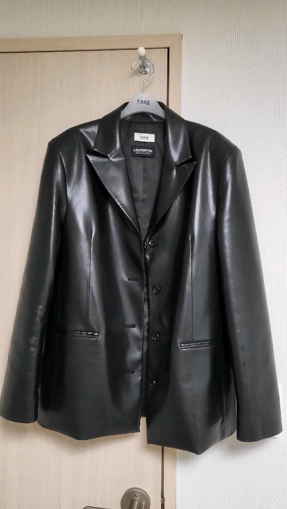 오르(ORR) 플린 레더 블레이저 판매--6