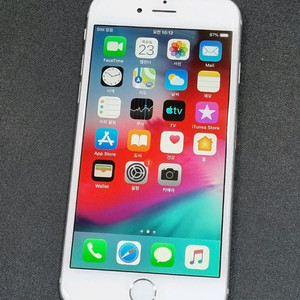 아이폰6 16GB 실버 배터리 93%