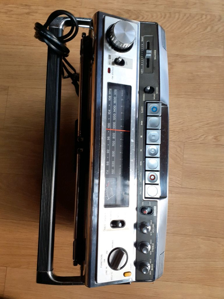 소니카세트라디오CF-580 이미지