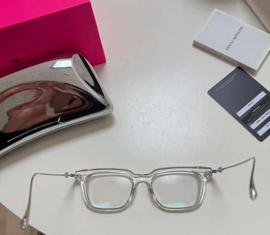 젠틀몬스터 EGO-C1 투명 안경 새상품급 이미지