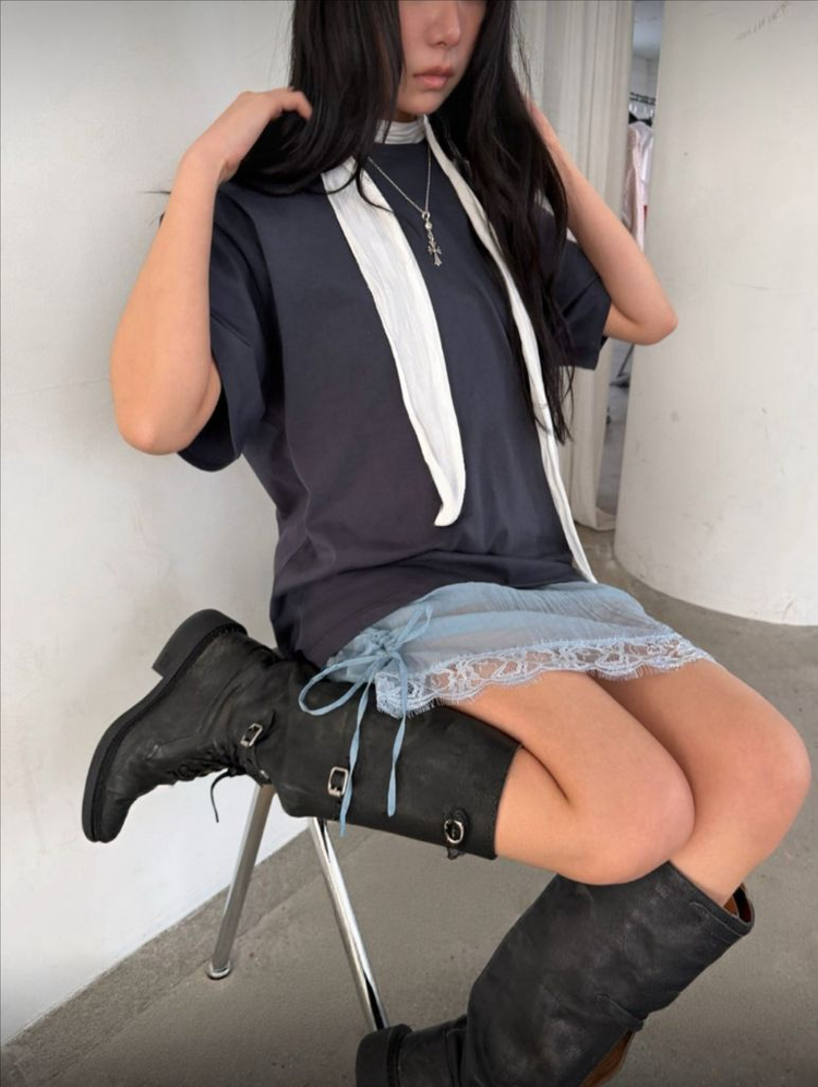 <새상품> 백트임 티셔츠 2color--7