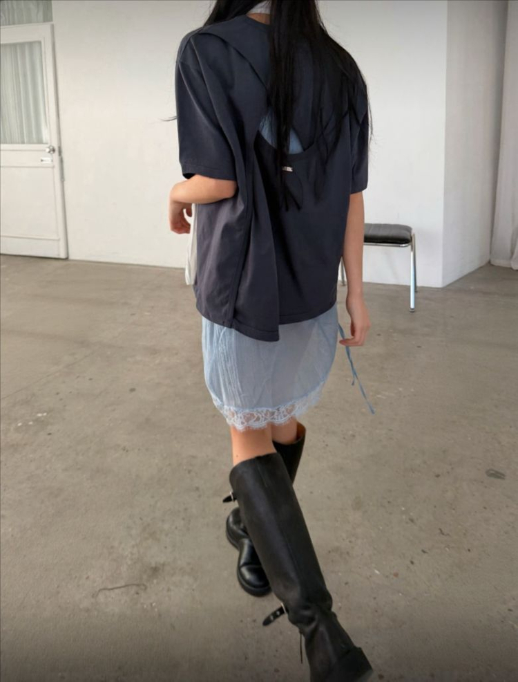 <새상품> 백트임 티셔츠 2color--8