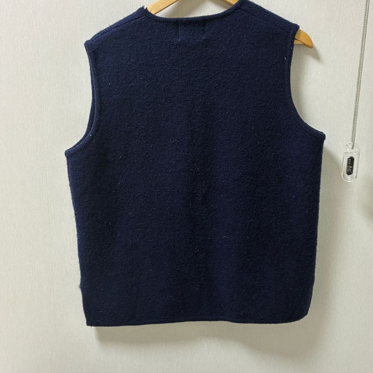 울리치 조끼 자수 니트 빈티지--4