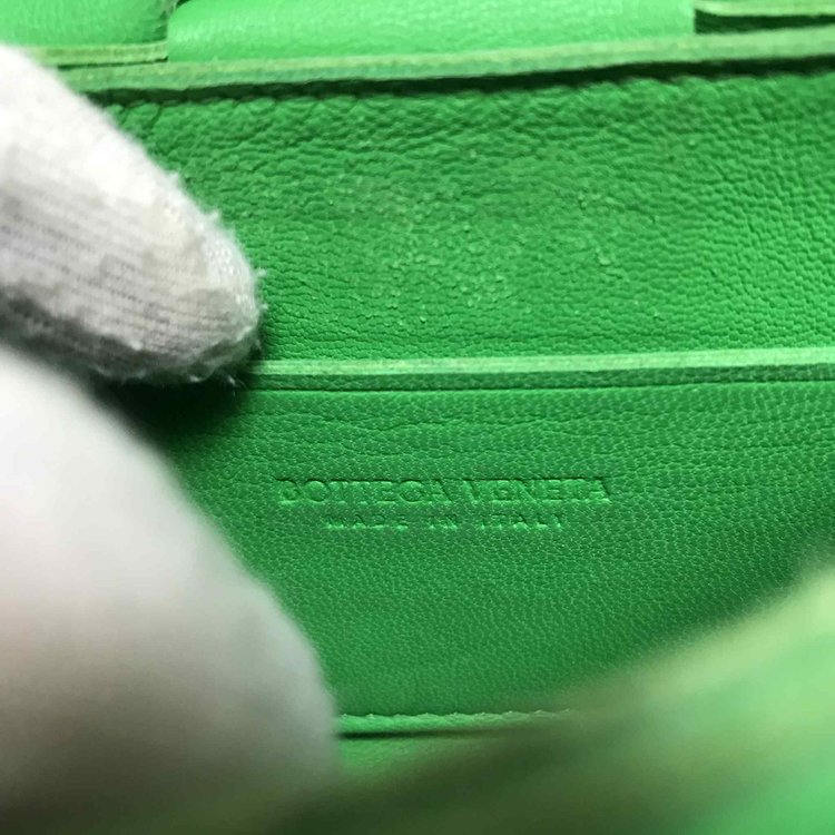 {클로젯}[더스트 구성]보테가베네타 미니 카세트백 그린--5