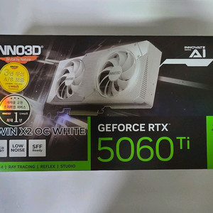 INNO3D RTX5060TI 16GB TWUN X2 OC WHITE 미개봉 이미지