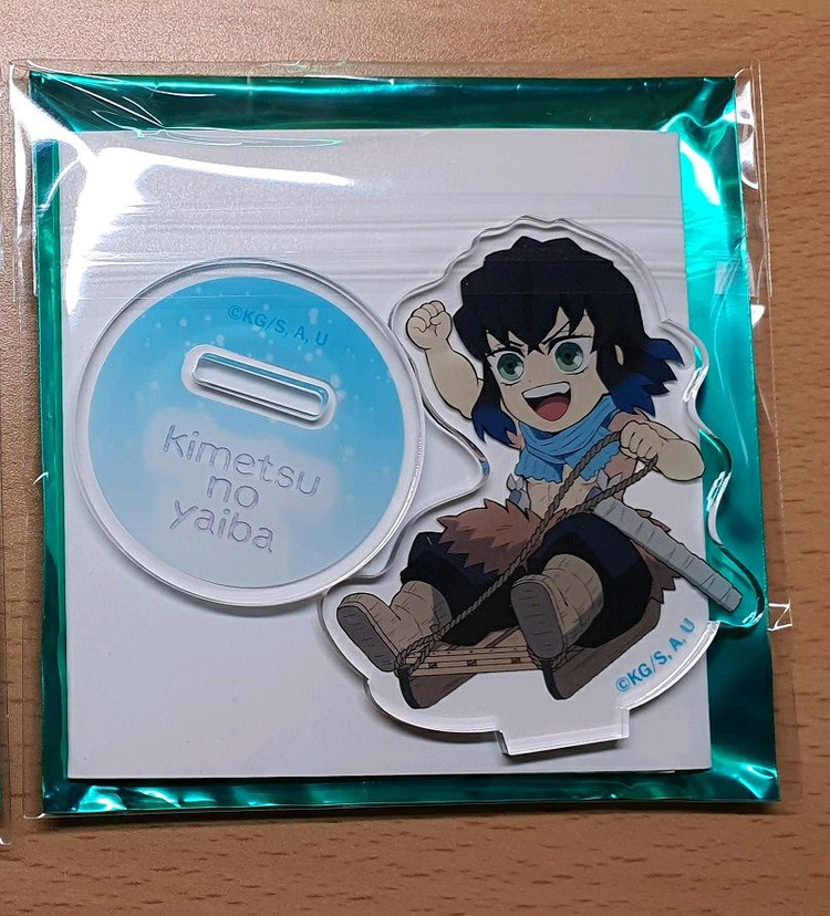 귀멸의 칼날 이노스케 불꽃축제 점프페스타 발렌타인 연결 아크릴 쿄마후 핀뱃지 등 이미지