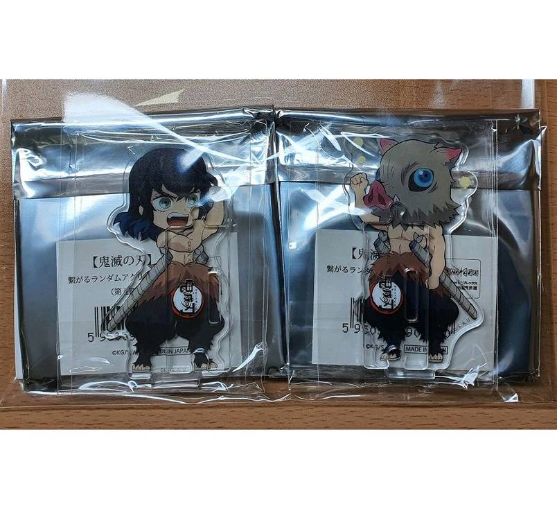 귀멸의 칼날 이노스케 불꽃축제 점프페스타 발렌타인 연결 아크릴 쿄마후 핀뱃지 등 이미지