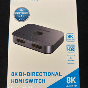 벤션 8K HDMI 2.1 양방향 스위치, 선택기, 셀렉터