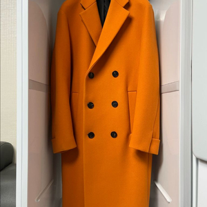 시스템옴므 오렌지 포인트 커프스 캐시미어 울 더블 코트 100사이즈 이미지