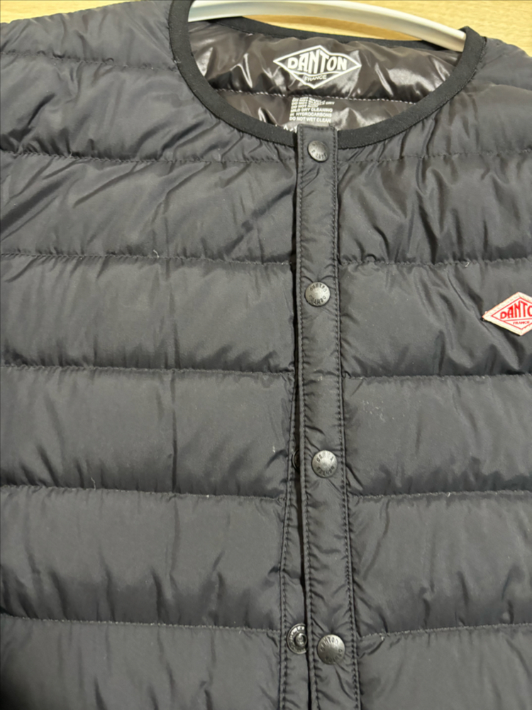 단통경량패딩 블랙xs--2