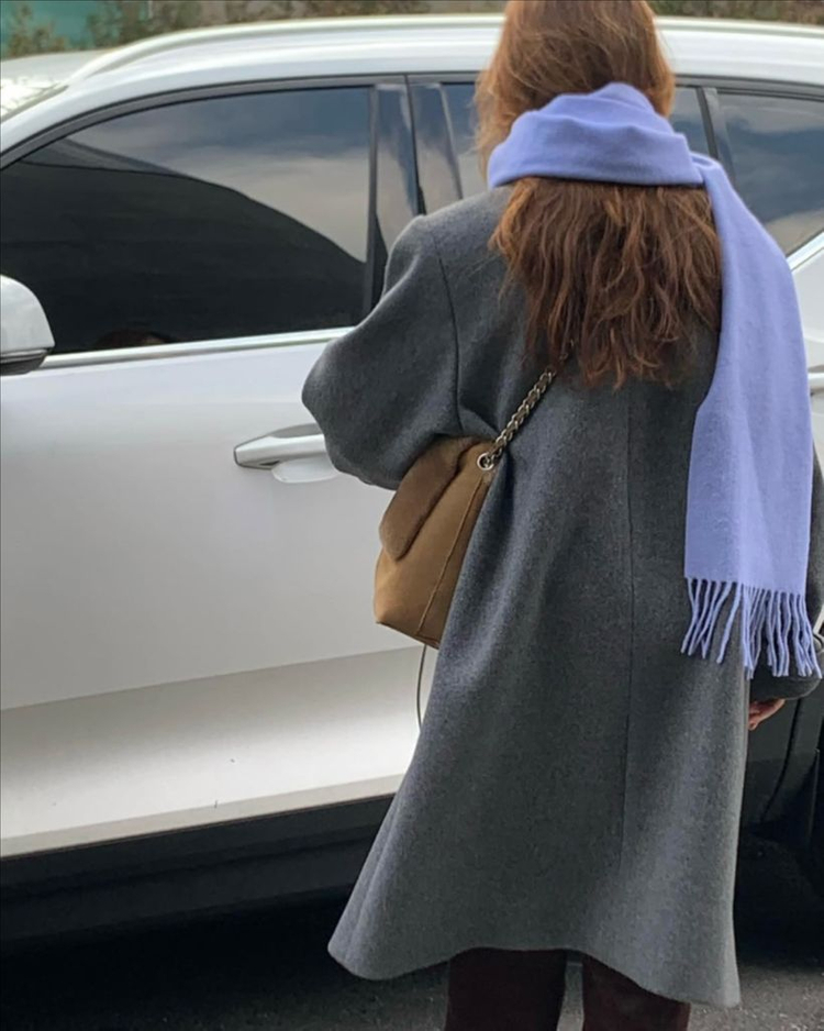 (미개봉) 미닛뮤트 페블 체인백 무스탕 베이지 프레클 파르벵 그로브 시눈 스무드무드--1