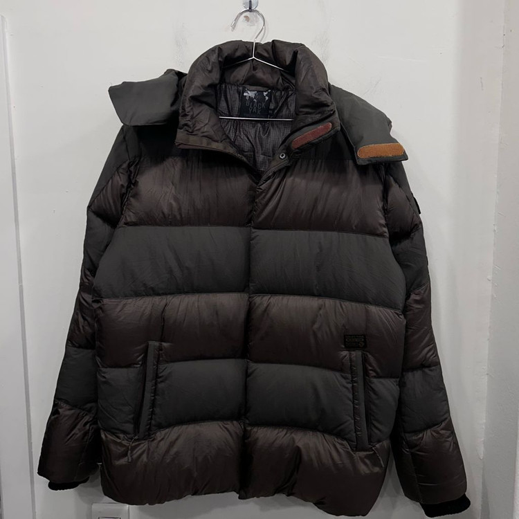 블랙야크 오버랜드 헝가리 구스다운 후드 패딩 이미지