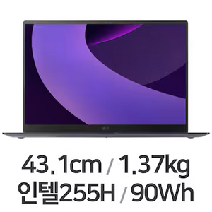 LG전자 2025 그램 프로17 17Z90TP-GD7BK (SSD 512GB)