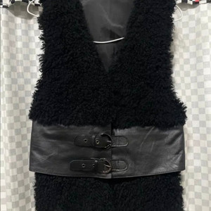 리얼양가죽조끼 양털조끼베스트 양가죽100%+양털100%