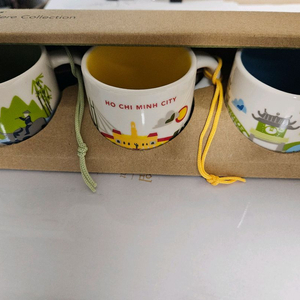 [새상품] 스타벅스 베트남 You Are Here 미니 머그컵 3종 세트