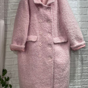 핑크퍼코트 뽀글이코트 퍼자켓 롱코트 털코트:) 하객룩데이트룩