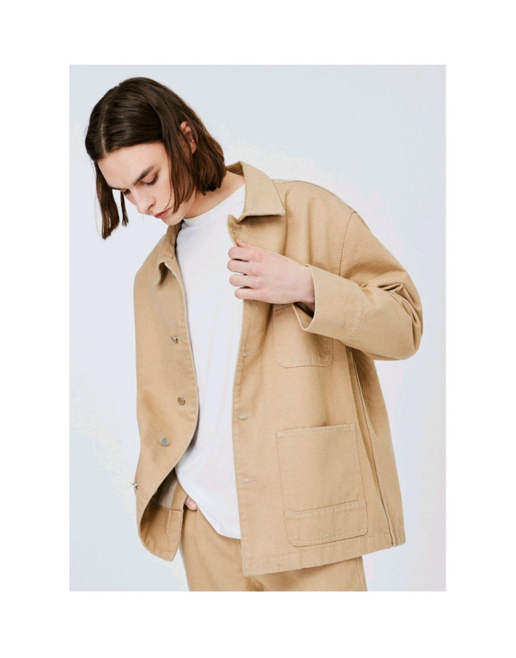 더니트컴퍼니 남성 면자켓 데님자켓 L (100) 이미지