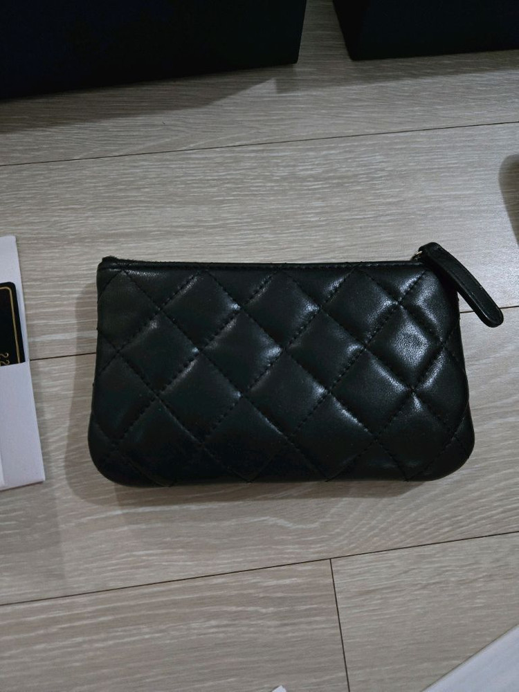 샤넬 미니클러치 지갑 정품--2
