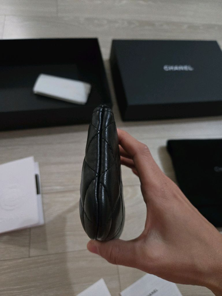 샤넬 미니클러치 지갑 정품--3