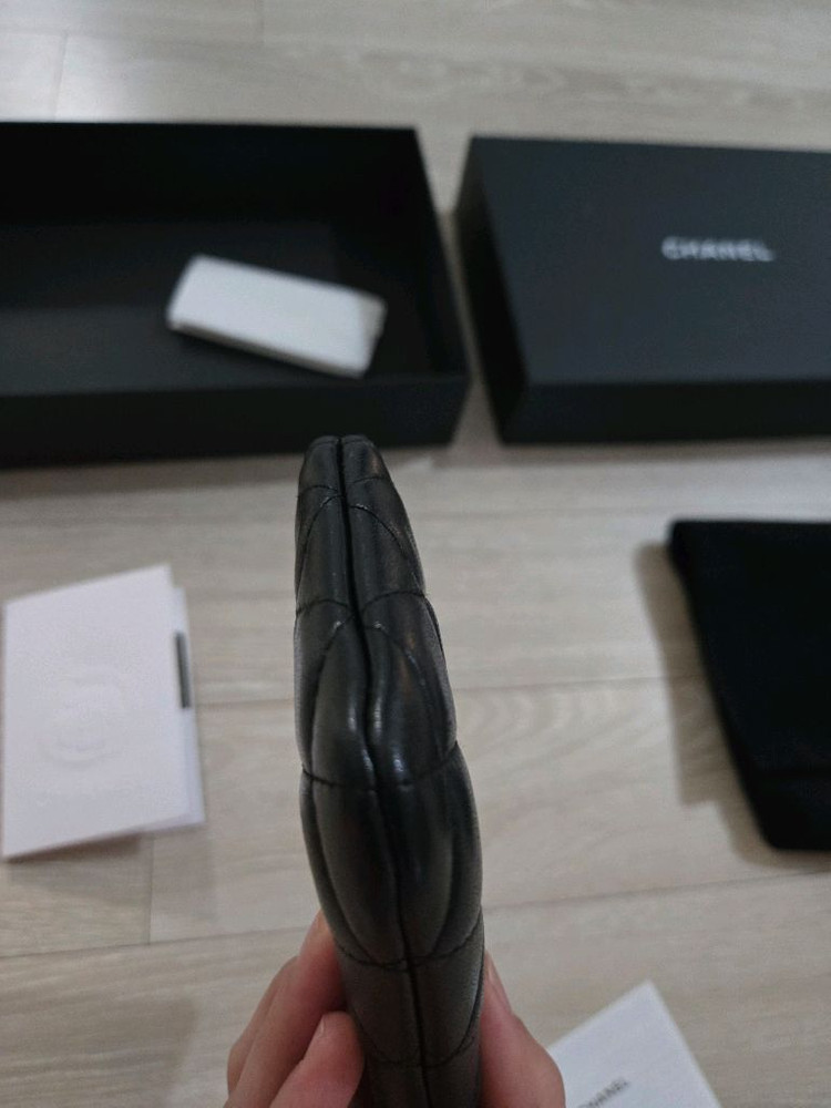 샤넬 미니클러치 지갑 정품--4