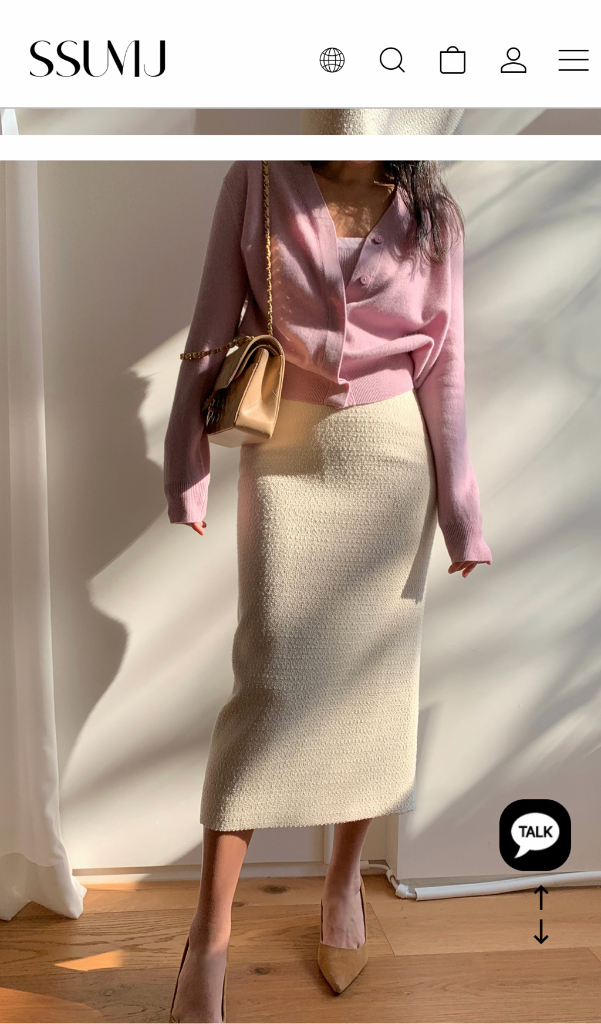 썸제이 트위드스커트5만택포(새상품)ssumj--3