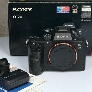 소니 A7M3 미러리스 카메라 바디