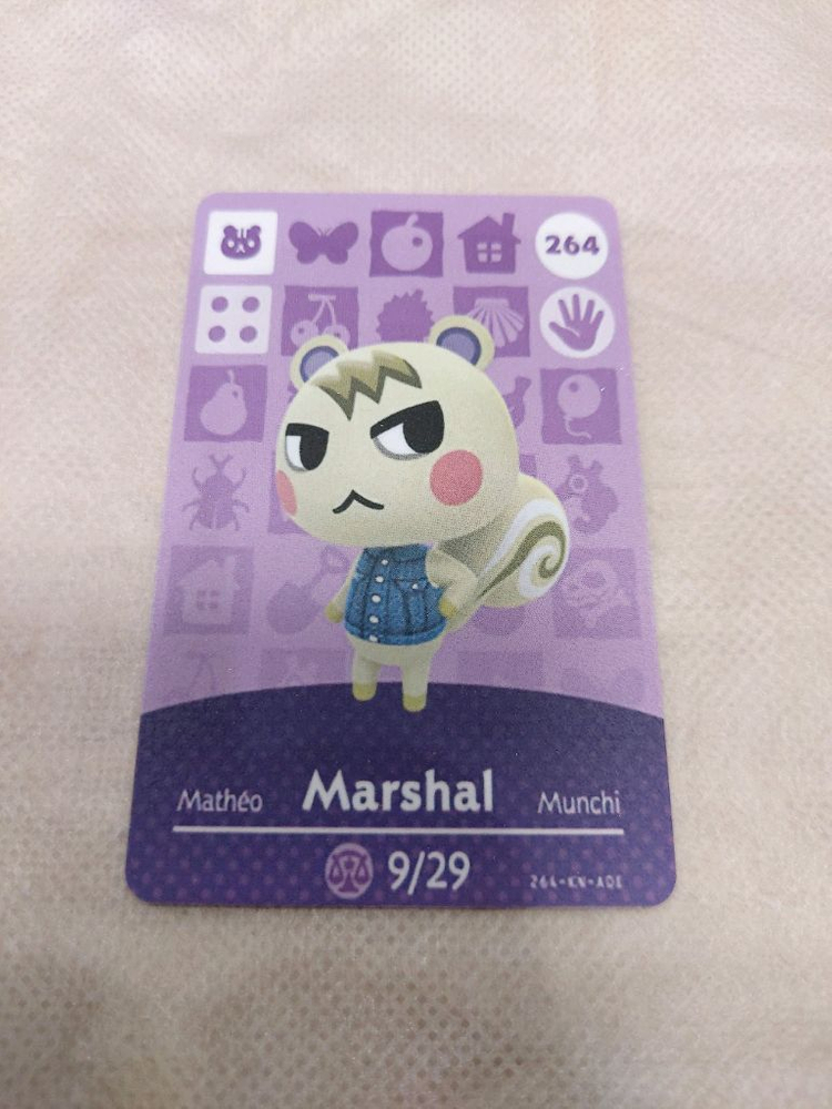 동물의숲 호환 아미보카드 쭈니 이미지