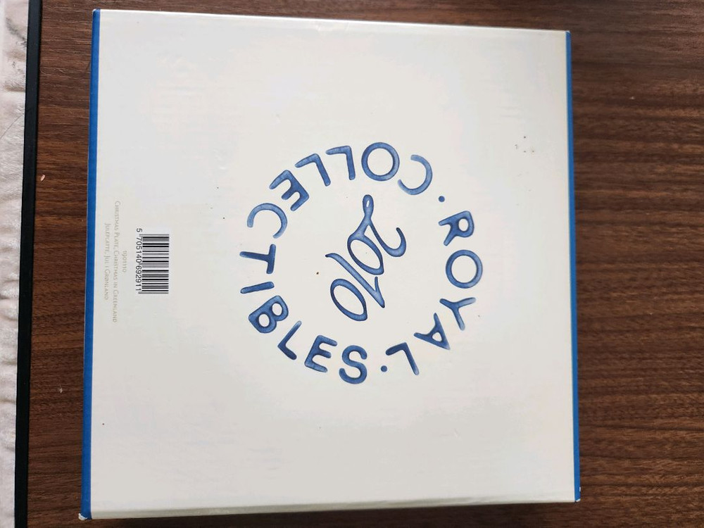 (희귀)(2010북극곰)로얄코펜하겐 크리스마스 2010년 장식접시--1