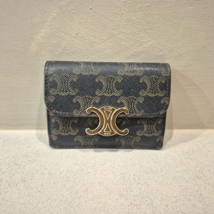 셀린느 정품 트리옹프 플랩 카드지갑 판매합니다 이미지