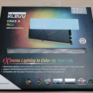 에센코어 클레브 DDR4 32GB (16g x2) RGB