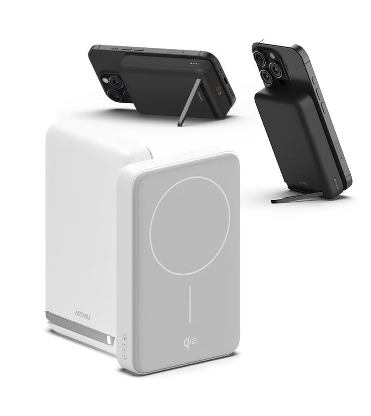 아트뮤 Qi2 맥세이프 무선 보조배터리 10000mAh QB110 미개봉 (화이트)--2