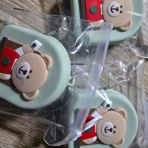 스타벅스 베어리스타 실리콘 파우치 키링 민트 베어리 키체인 에어팟 미니 파우치키링