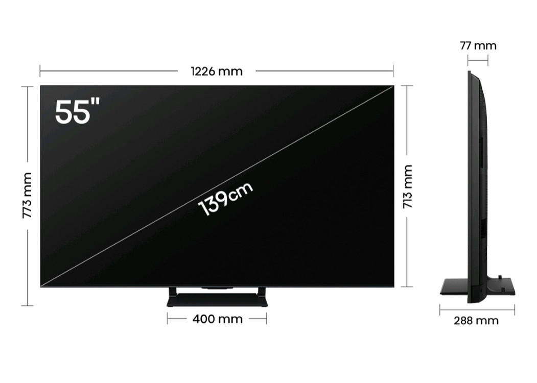 운송무료) 새상품 Hisense 55인치 4K Mini-LED TV 이미지