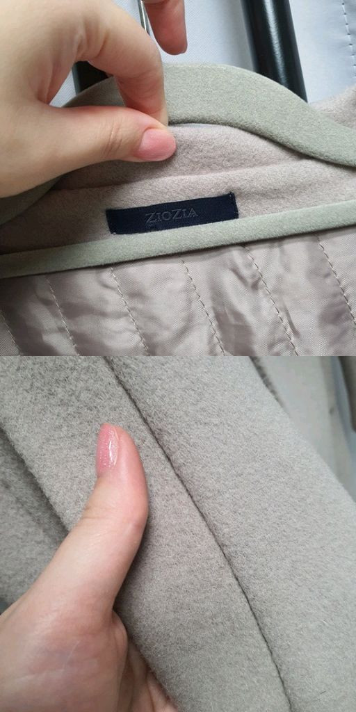 지오지아 코트 프리미엄 핸드메이드 울 자켓--3