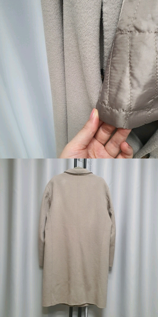 지오지아 코트 프리미엄 핸드메이드 울 자켓--5